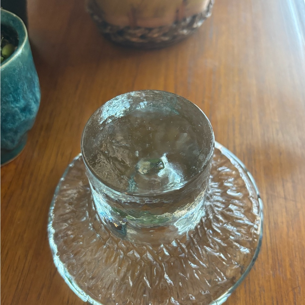 Vintage Blenko 77S Mushroom Candleholder - Picture 8 of 14